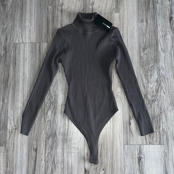 NWT Fashion Nova Sweater Bodysuit - Picture 3 of 5